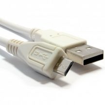 USB Mini USB Micro כבל לבן