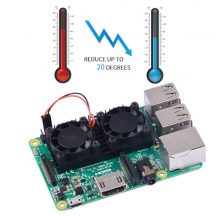 image Dual Cooling Fan for Raspberry Pi 3/2 / B +