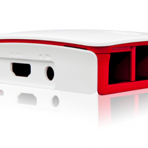 image Kit Raspberry Pi Model B + 512 Mb & Case Transparent